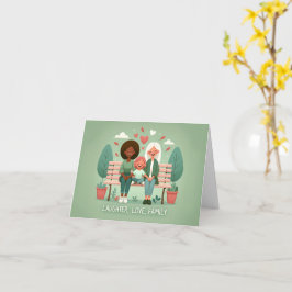 Skratt Kärlek Familj Kort