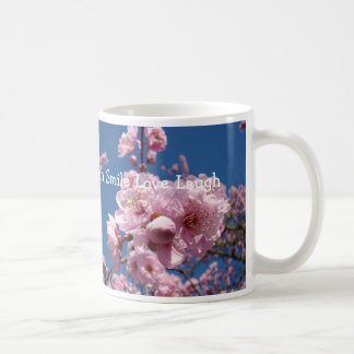 Skratt Leende Kärlek Kaffe Mugg Träd Blomning Himm