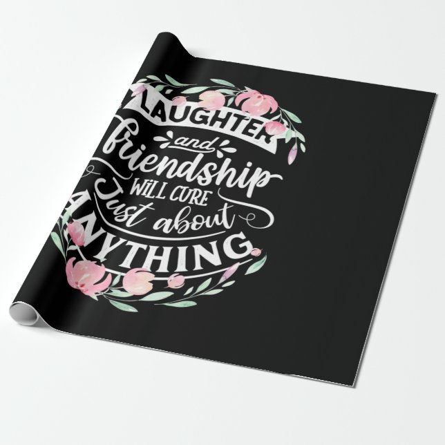Skratt och Vänskap Presentpapper (Utrullad)