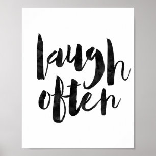 Skratt ofta poster
