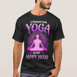 Skratt Yoga är min Lycklig Hour Premium T Shirt
