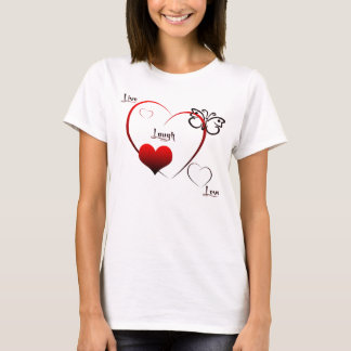 Skratta, älska Tshirtbabyen - docka, levande T-shirt