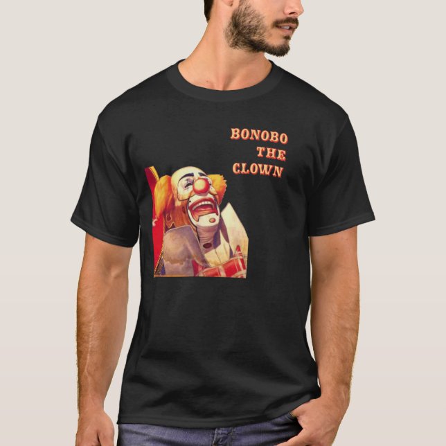 Skratta Bonobo clownen T Shirt (Framsida)