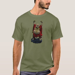 Skratta Buddha (färg 4) T-shirt