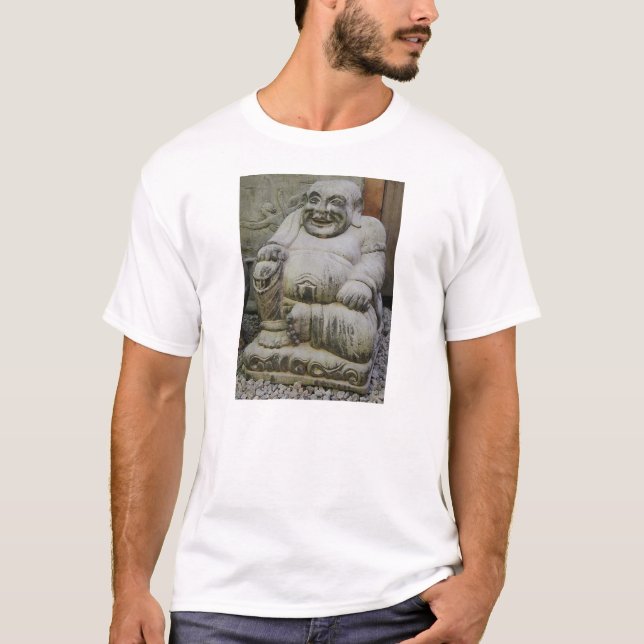 Skratta Buddha T-shirt (Framsida)