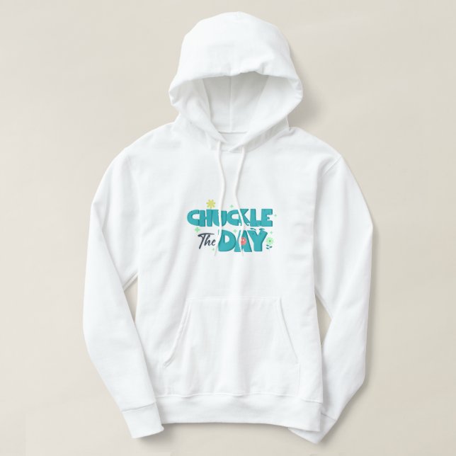 Skratta dagen hoodie (Design framsida)