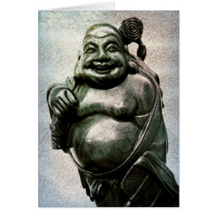 Skratta den Buddha lyckan & överflöd OBS Kort