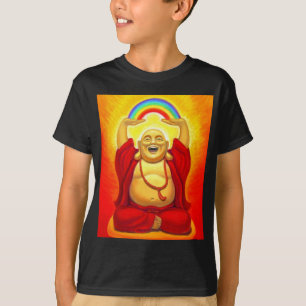 Skratta den Buddha T-tröja Tee Shirt