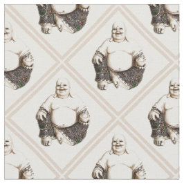 Skratta det Buddha diamantmönster Tyg