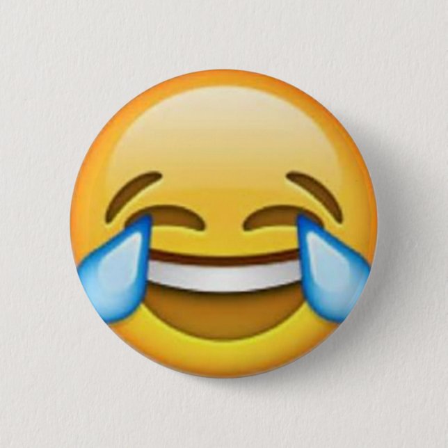 Skratta emoji klämma fast knapp (Framsida)