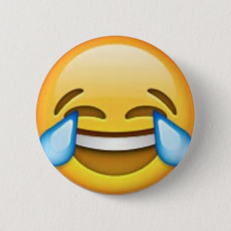 Skratta emoji klämma fast knapp
