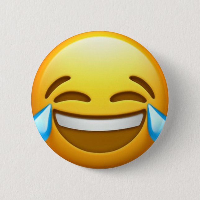 Skratta emoji klämma fast knapp (Framsida)