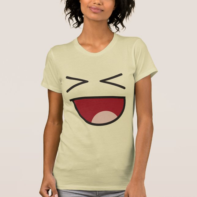 skratta emoji tee shirt (Framsida)