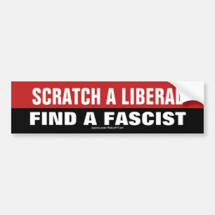 Skratta en liberal och hitta en fascist bildekal