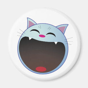skratta för katt magnet