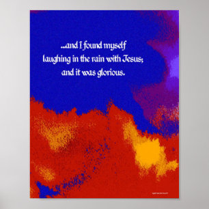 … skratta i regna med Jesus… Poster