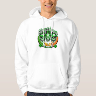 Skratta irländsk trolldöskallar: Ståhej Sweatshirt Med Luva