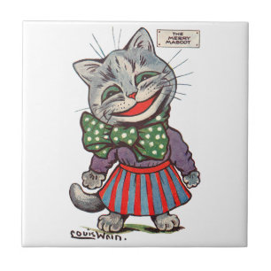 Skratta katten, Louis Wain Kakelplatta