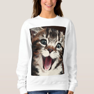 Skratta katten tee shirt