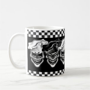 Skratta kockdöskallar kaffemugg