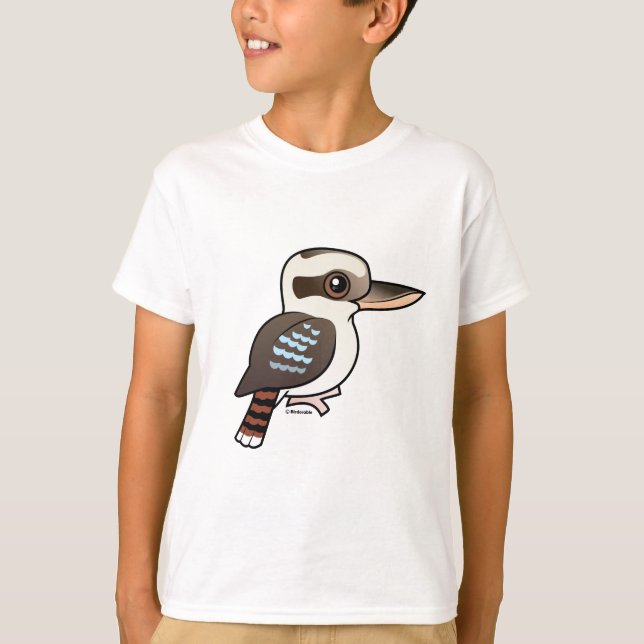 Skratta Kookaburra Tee Shirt (Framsida)