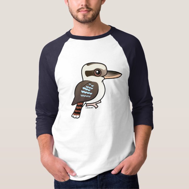Skratta Kookaburra Tee Shirt (Framsida)