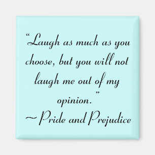 Skratta lika mycket som du väljer Jane Austen Quot Magnet