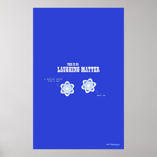 Skratta materiaaffischen poster