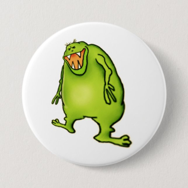 Skratta monster knäppas knapp (Framsida)