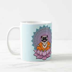 Skratta mopsMandalamuggen Kaffemugg