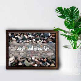 Skratta och öka tjockens motivation poster