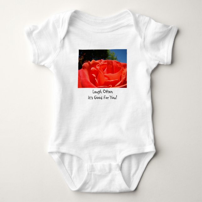 Skratta Ofta Det är Bra för Dig! baby Tröjor Creep (Framsida)