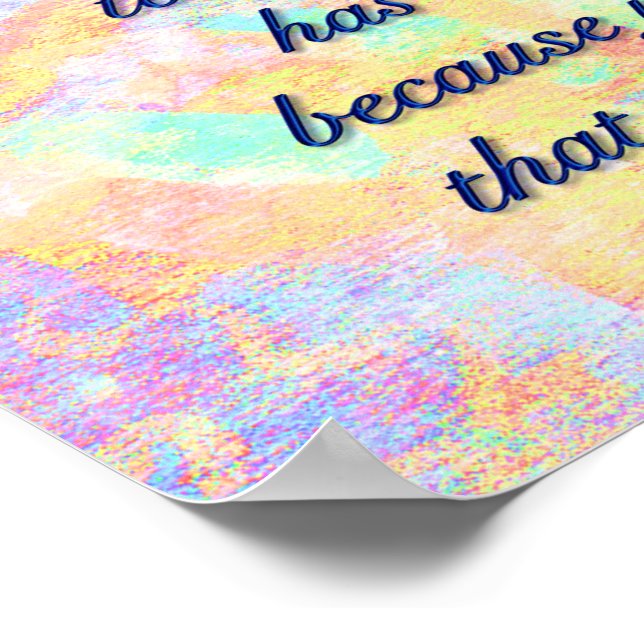 Skratta ofta, kärlek.. Poster Skriv ut. (Hörn)