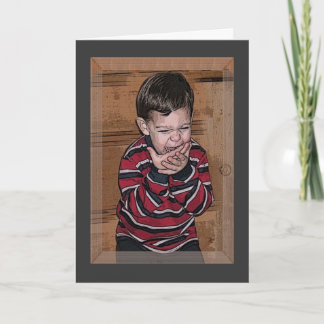 Skratta på födelsedagar kort