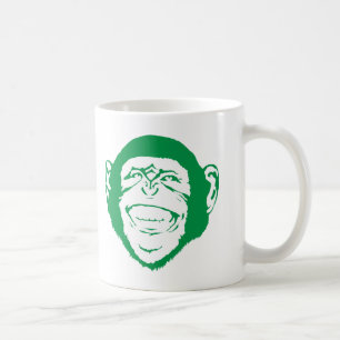 Skratta schimpans kaffemugg