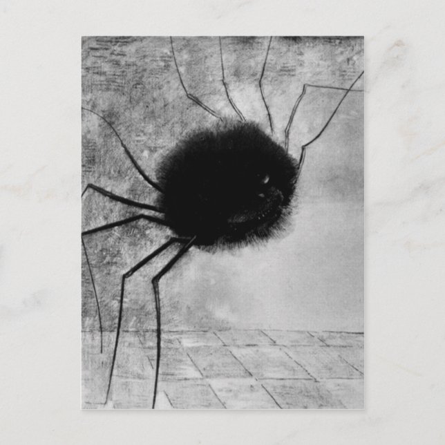 Skratta spindeln av Bertrand-Jean Redon Vykort (Framsida)