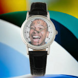 Skratta ur ditt fantastiska foto armbandsur<br><div class="desc">Skratt är terapeutiskt och denna vaktutformning syftar till att behålla er andlighet! Den har en fotomall som ersätter exempelet med ett skrattande fotfoto med önskat roligt. Fyrkantiga bilder fungerar bäst för att passa centrerade i klockan ansikte. Ha lite roligt. Ta några val och prova dem på den här klockan. Det...</div>