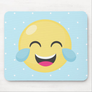 Skratta ut höga Emoji pricker Musmatta