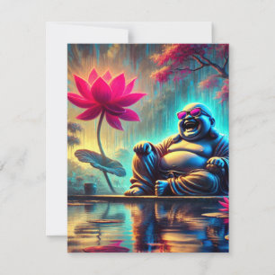 Skrattande Buddha Inbjudningskort