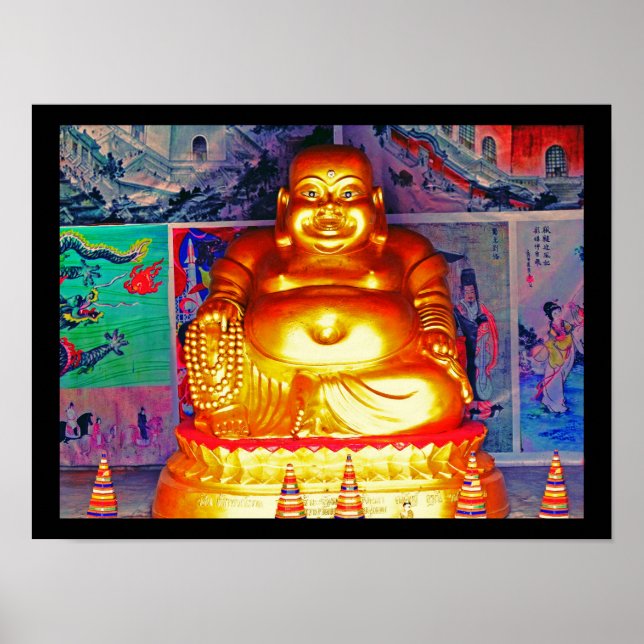 Skrattande Buddha Poster (Framsidan)
