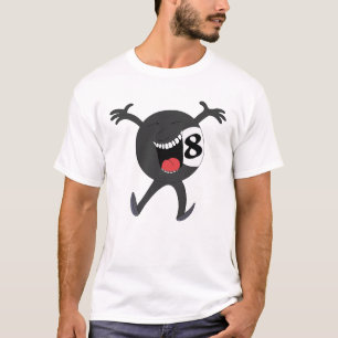 Skrattande Eightball Maskot T Shirt