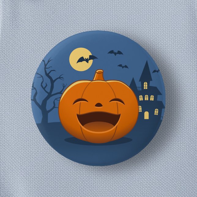 Skrattande Halloween-pumpa Knapp (Skapare uppladdad)