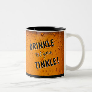 Skrattar! Mugg för rolig humor för ölbryggare