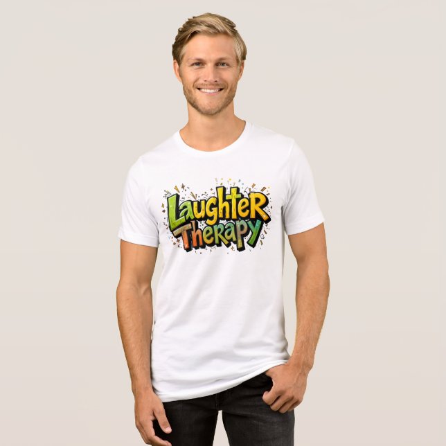 Skrattbehandling - läkning genom Joy T-Shirt (Framsida Full)