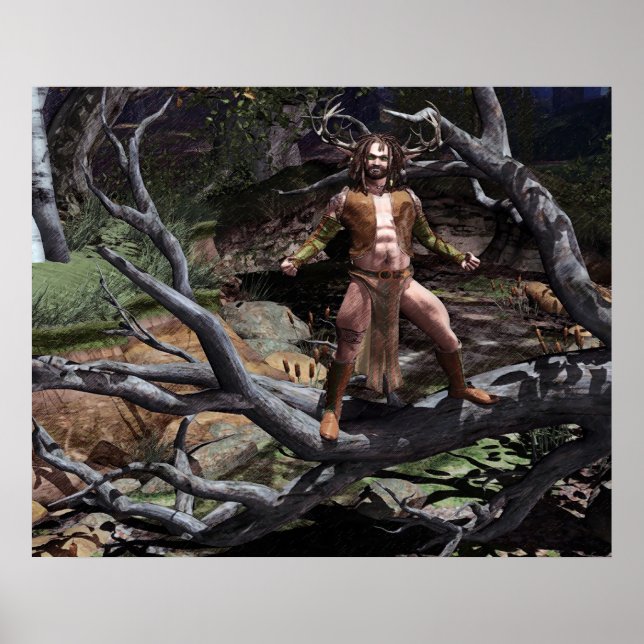 Skratten i Skogen Poster (Framsidan)