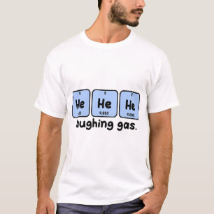 Skrattgas Kemi Skämt Rollig Vetenskap Design T Shirt