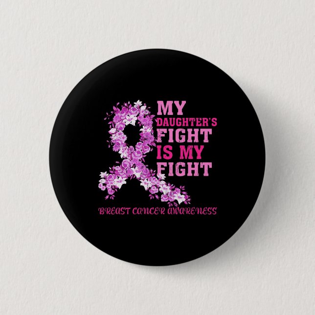 Skrattkamp är min kamp mot bröstcancer knapp (Framsida)