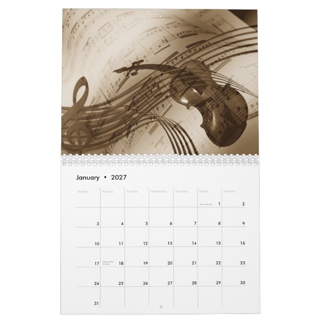 Skrevan noterar kalender (Jan 2027)
