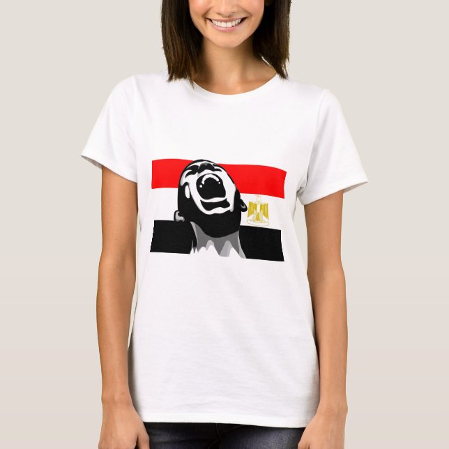 Skri för egypten t shirt (Framsida)