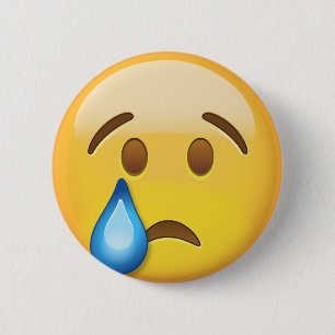 Skriande ansikte Emoji Knapp